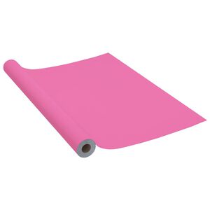 vidaXL Dekorplast rosa högglans 500x90 cm PVC