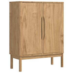 vidaXL Sideboard FLORO Vaxbrun 70 x 30 x 70,5 cm Massiv furu