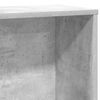 vidaXL Bokhylla betonggr&aring; 60x24x120 cm konstruerat tr&auml;