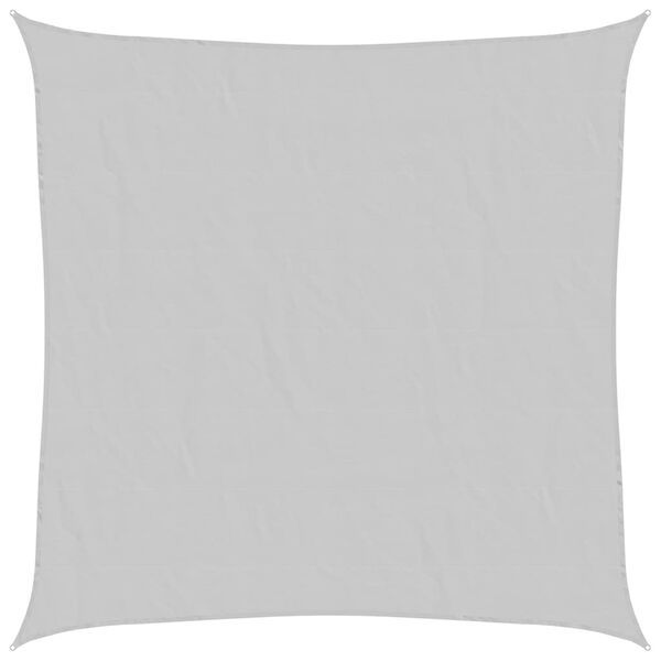 vidaXL Solsegel ljusgr&aring; 4x4 m 100% polyesteroxford