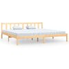 vidaXL S&auml;ngram massiv furu 200x200 cm