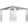 vidaXL Paviljong med ljusslinga LED 300x300 cm gr&auml;ddvit