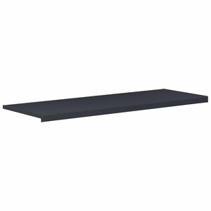 vidaXL F&ouml;nsterbr&auml;da Anthracit med tr&auml;&aring;dring 140 x 50 x 4,5 cm PVC