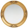 vidaXL V&auml;ggspegel barockstil 50 cm guld