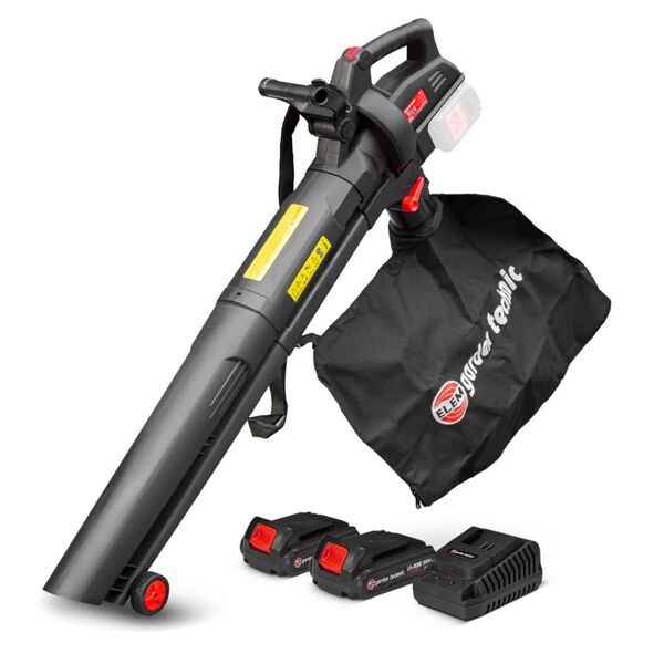 ELEM Garden Technic 3-i-1 lövblås/kvarn uppladdningsbar 2x20 V