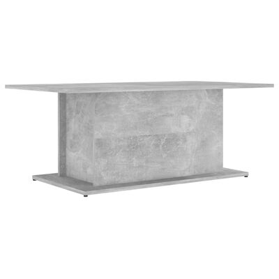 vidaXL Soffbord betonggrå 102x55,5x40 cm spånskiva