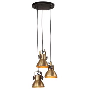 vidaXL H&auml;nglampa 25 W antik m&auml;ssing 30x30x100 cm E27