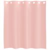 vidaXL Voile gardiner med genomf&ouml;ringar 2 st rosa 140x140 cm
