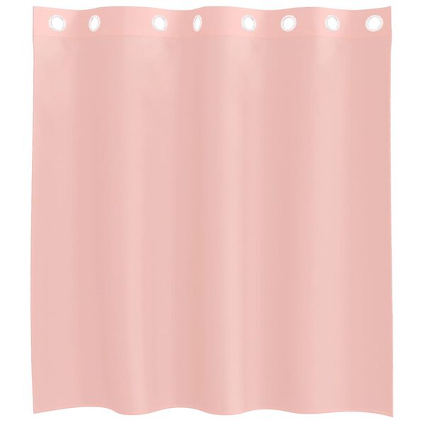 vidaXL Voile gardiner med genomf&ouml;ringar 2 st rosa 140x140 cm