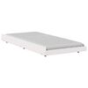 vidaXL S&auml;ngram Vit 90 x 190 cm Massiv furu