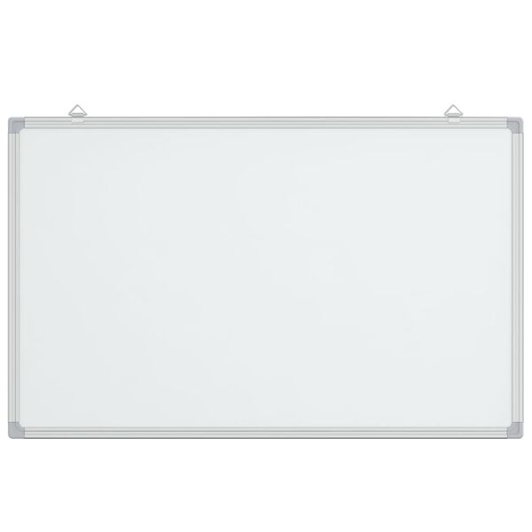vidaXL Magnetisk whiteboard 100x60x1,7 cm aluminium