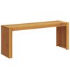 vidaXL b&auml;nk Olivenatur 110 x 30 x 45 cm Massivt teaktr&auml;