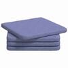 vidaXL Sittkuddar 4 st tyg Jeansbl&aring; 40 x 40 x 3 cm