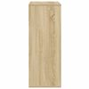 vidaXL Bokhylla sonoma-ek 66x31x80 cm konstruerat tr&auml;