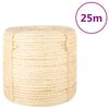 vidaXL Rep 100% sisal 6 mm 25 m
