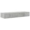 vidaXL Studio skrivbord Betonggr&aring; 110 x 40 x 19,5 cm Konstruerat tr&auml;
