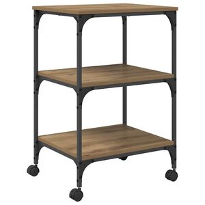 vidaXL Skrivarst&auml;ll Artisan Ek 50 x 41 x 75 cm Konstruerat tr&auml;