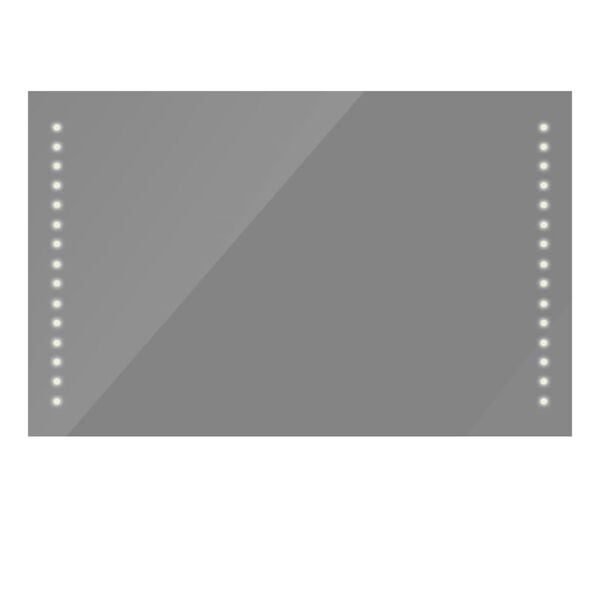 vidaXL Badrumsspegel med LED-lampor 100 x 60 cm (L x H)