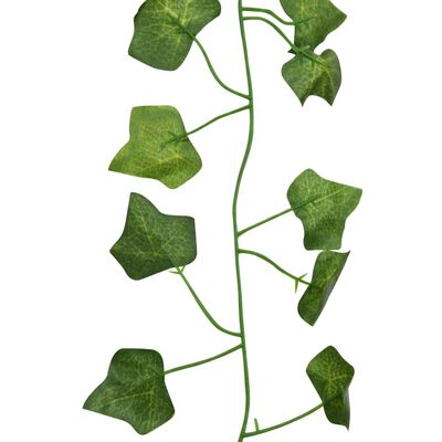 vidaXL Konstväxter murgröna 12 st grön 200 cm