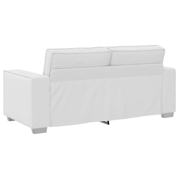vidaXL Soffa Vit 180 x 78 x 84 cm tyg