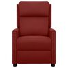 vidaXL Elektrisk massagefåtölj vinröd konstläder