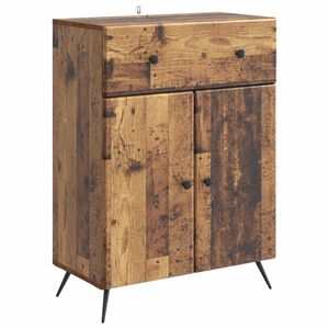vidaXL Sideboard Gammalt tr&auml; 66 x 34,5 x 90 cm Konstruerat tr&auml;