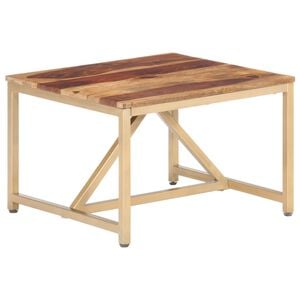 vidaXL Sidobord 60x60x40 cm massivt tr&auml;