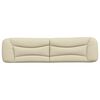 vidaXL Headboard Cushion "Hvar" Cream 200 cm Fabric