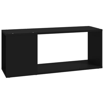 vidaXL TV-bänk svart 80x24x32 cm konstruerat trä