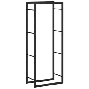 vidaXL Vedst&auml;ll matt svart 50x28x132 cm st&aring;l