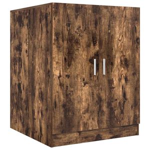 vidaXL Tv&auml;ttmaskinssk&aring;p r&ouml;kf&auml;rgad ek 71x71,5x91,5cm