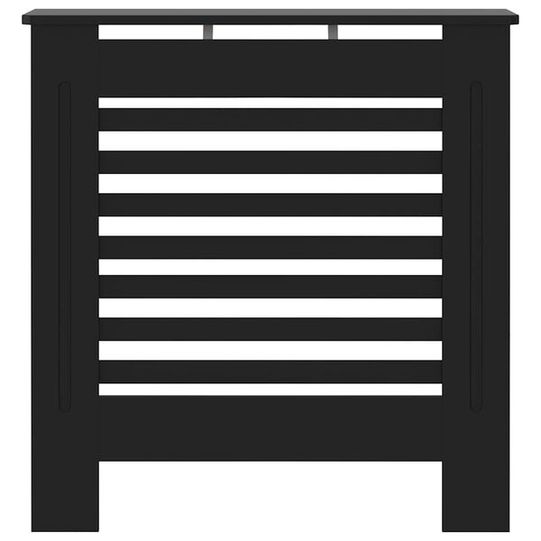 vidaXL Elementskydd MDF svart 78 cm