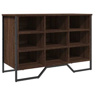 vidaXL Skosk&aring;p brun ek 90x38x61,5 cm konstruerat tr&auml;