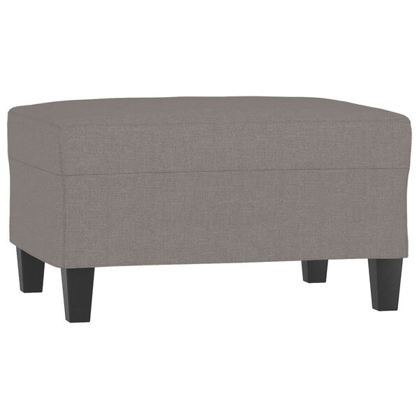 vidaXL Fotpall Taupe 70x55x41 cm tyg