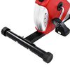 vidaXL Träningscykel remdrift röd
