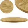 vidaXL Bordsskiva massivt ektr&auml; rund 44 mm 900 mm