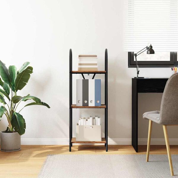 vidaXL Hyllsystem Gammalt trä 40 x 30 x 109 cm Konstruerat trä