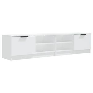 vidaXL Tv-b&auml;nk 2 st vit 80x35x36,5 cm konstruerat tr&auml;