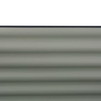 vidaXL Odlingslåda upphöjd galvaniserat stål 160x80x81 cm grå