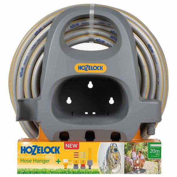 Hozelock Trädgårdsslang med slanghållare 20 m