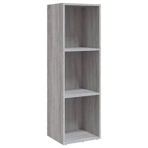 vidaXL Bokhylla/tv-b&auml;nk gr&aring; sonoma 36x30x114 cm konstruerat tr&auml;