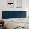 vidaXL Headboard Cushion "Hanko" Blue 180 cm Velvet