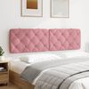 vidaXL Headboard Cushion Pink 180 cm Velvet