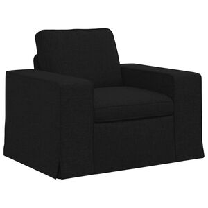 vidaXL Soffa Svart 103 x 80 x 82 cm tyg