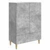 vidaXL Sideboard Betonggr&aring; 66 x 34,5 x 95 cm Konstruerat tr&auml;
