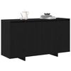 vidaXL Sideboard Svart ek 120 x 41 x 75 cm Konstruerat tr&auml;