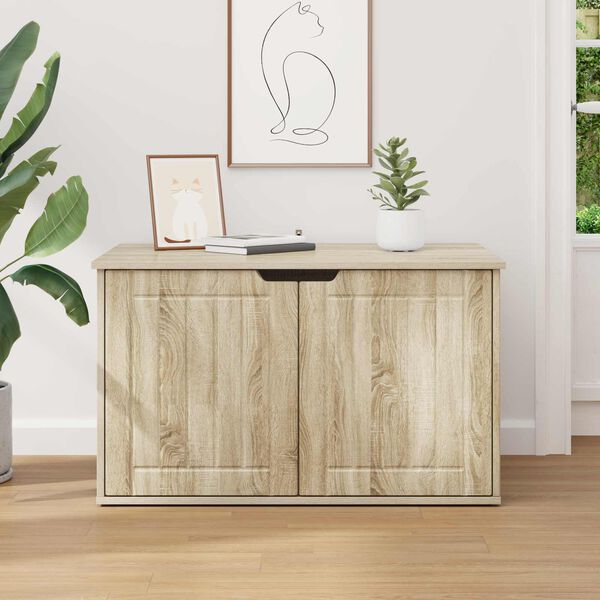 vidaXL Katt hus Sonoma 85 x 55 x 53,5 cm Konstruerat tr&auml;