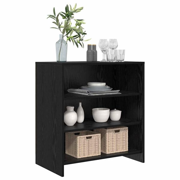 vidaXL Sideboard Svart 70 x 41 x 75 cm Konstruerat tr&auml;