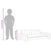 vidaXL Barnsoffa svart 90x53x30 cm tyg