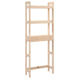 vidaXL Badrumshylla 63x26x171 cm massiv furu
